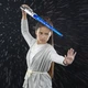 Star Wars Rey Action Force Electronic Lightsaber Світловий меч синій Рей (Пружинить по кнопці) E3394 - зображення 8