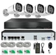 Комплект система відеоспостереження POE NVR 4 Мп з відеореєстратором на 4 камери спостереження - зображення 1
