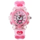 Детские наручные часы с подсветкой "Hello Kitty (Хеллоу Китти)" розовый 1052-1 - изображение 1