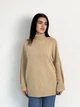 Свитер вязаный оверсайз женский ARTKNIT Sofia One Size Бежевый (4823093466654) - изображение 3