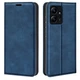Чохол Taba Retro-Skin для Xiaomi Redmi Note 12 книжка з візитівкою шкіра PU синій - зображення 1