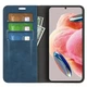 Чохол Taba Retro-Skin для Xiaomi Redmi Note 12 книжка з візитівкою шкіра PU синій - зображення 2