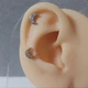 Сережка штанга для хряща DeKolie MK1197-011 серебряный - изображение 2