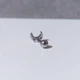 Сережка штанга для хряща DeKolie MK1197-011 серебряный - изображение 4