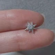 Серьга штанга для хряща, хеликса, трагуса, козелка DeKolie MK1197-12 серебряный - изображение 9