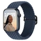 Ремешок нейлоновый MRK Ribbed с металлическим регулятором длины для Apple Watch 42/44/45/49мм Синий (mrk3442) - изображение 1