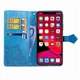 Чохол Vintage для Iphone 12 книжка шкіра PU з візитницею блакитний - зображення 4
