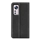 Чехол Taba Retro-Skin для Xiaomi Redmi Note 12S книжка с визитницей кожа PU черный - изображение 4