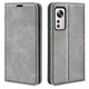 Чехол Taba Retro-Skin для Xiaomi Redmi Note 12S книжка с визитницей кожа PU серый - изображение 1
