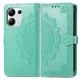 Чехол Vintage для Xiaomi Redmi Note 13 книжка кожа PU с визитницей бирюзовый - изображение 4