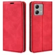 Чохол Taba Retro-Skin для Motorola Moto G84 книжка шкіра PU з візитницею червоний - зображення 1