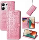 Чохол Embossed Cat and Dog для Xiaomi Redmi Note 14S книжка шкіра PU з візитницею рожевий - зображення 1