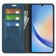 Чехол Taba Retro-Skin для Samsung Galaxy A24 / A245 книжка с визитницей кожа PU синий - изображение 2
