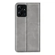 Чехол Taba Retro-Skin для Xiaomi Redmi Note 12 книжка с визитницей кожа PU серый - изображение 4