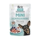 Влажный корм с лососем и сельдью для собак мелких пород Brit Care Mini Fillets In Gravy Salmon and Herring, 85 гр - изображение 1