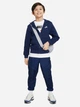 Детская теплая толстовка на флисе с капюшоном для мальчика Nike K Nsw Club Flc Hd Fz Ls Lbr FD3004-410 128-137 см Темно-синяя (196607240878) - изображение 3