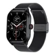 Смарт-часы LEMFO LT10-Y12 стальной ремешок Black (16727) - изображение 1