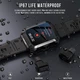 Смарт-часы с наушниками LEMFO T93 силиконовый ремешок Black Black (16854) - изображение 2