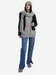 Шарф женский ARTKNIT Sofia Wool 38230 Серый (4823093427624) - изображение 4