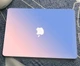 Защитный чехол-накладка Macbook Air 13.3" М1 (A1932 / A2179 / A2337) 2018-2020г Розово-Голубой - изображение 4
