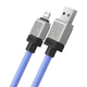 Кабель Baseus CoolPlay Series Fast Charging Cable USB to Lightning 2.4A 2m CAKW000503 Blue - изображение 4