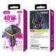 Bluetooth FM модулятор (трансмітер) Jokade JH015 (PD/40W)- чорний 824125 - зображення 4