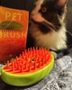 Паровая щетка-расческа с отпаривателем 3 в 1 Kitty Brush: аккумуляторный массажер для вычесывания шерсти кошек и собак, Зеленая - изображение 1
