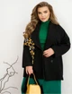 Укорочене двобортне пальто із кашеміру ST-Style 42568 66-68 Чорне - зображення 2