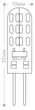 Лампа светодиодная Feron AC/DC 2W G4 4000K 12V LB-420 24 LEDS - изображение 2
