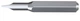 Микро бита шлиц SL 2.0 мм Wiha 40604 - изображение 1