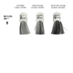 Крем-фарба для волосся Barba Italiana Tintoretto Multi Level Grey № 1 для чоловіків - зображення 3