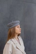 Берет женский из кашемира D.Hats серого цвета - изображение 7