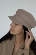 Кепи кашемировая D.Hats кофейного цвета - изображение 1