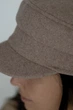 Кепи кашемировая D.Hats кофейного цвета - изображение 2