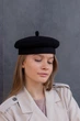 Берет жіночий із кашеміру D.Hats чорного кольору - зображення 2