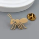 Значок (пин) BROCHE брошь бижутерия Насекомые Муравей золотистый BRGV114491 - изображение 3