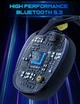 Бездротові ігрові Bluetooth навушники Onikuma B2 Геймерська гарнітура з мікрофоном Чёрный - зображення 10