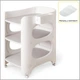 Дитячий столик Mealux Dora з матрацом (арт. KD-E062 Grey / White + mattress) - зображення 1
