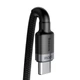 Кабель Baseus Type-C to Type-C 100W 2м Cafule Black/Grey (CATKLF-ALG1) - изображение 9