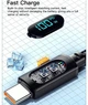 Кабель Essager USB – Type-C PD 100W LED дисплей, быстрая зарядка для ноутбуков смартфонов планшетов 1 метр (100см) - изображение 2