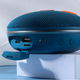 Портативная Bluetooth колонка TG648 с функцией громкой связи, радио, карабин, синяя - изображение 3