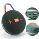 Портативна Bluetooth колонка TG648 з функцією гучного зв'язку, радіо, карабін, зелена - зображення 1