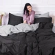 Пододеяльник MirSon Сатин Premium 0251+0055 Greyness 143х210 (2200001218420) - изображение 2