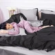 Пододеяльник MirSon Сатин Premium 0251+0055 Greyness 143х210 (2200001218420) - изображение 4
