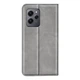 Чехол Taba Retro-Skin для Xiaomi Redmi 12 книжка кожа PU с визитницей серый - изображение 5