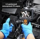 Відеоендоскоп для авто / машини, бороскоп із жорстким кабелем і камерою 8 мм, 10 м, чорний з помаранчевим (92634134) - зображення 2