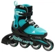 Ролики дитячі Rollerblade Microblade Aqua Black (28-32) - изображение 1