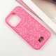 TPU чохол Bling World Rock Diamond для iPhone 16 Pro Max Hot pink - зображення 2