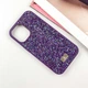 Противоударный TPU чехол Bling World Rock Diamond для Apple iPhone 16 (6.1") Фиолетовый - изображение 2