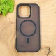 Чохол для Baseus Smoke case Matte with MagSafe для iPhone 16 Pro Black - зображення 1